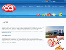 Tablet Screenshot of ccicandy.nl